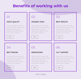 Benefits Of Working With Our Consultants - Website Prototype