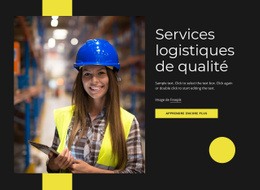 Prestations Logistiques De Qualité - Modèle Personnel