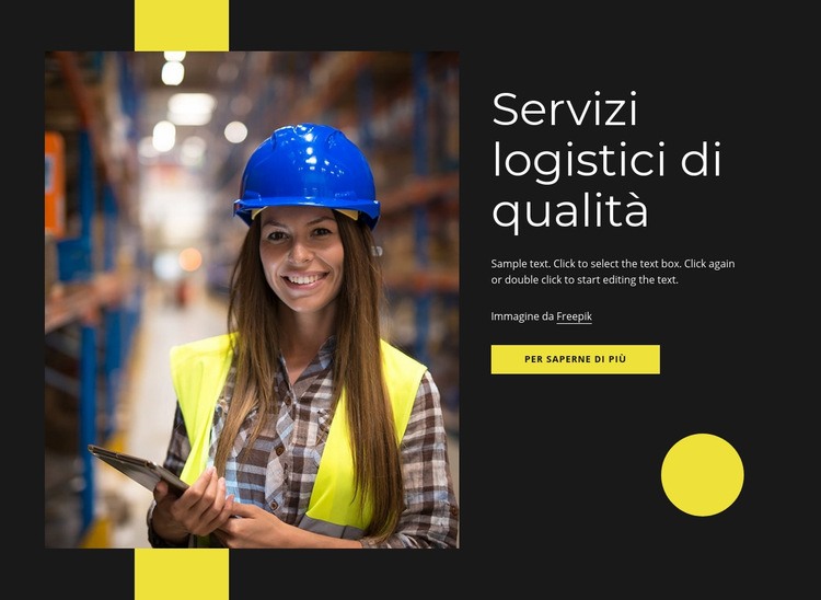 Servizi logistici di qualità Progettazione di siti web