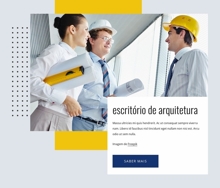 Estamos criando um mundo melhor através do poder do design Construtor de sites HTML