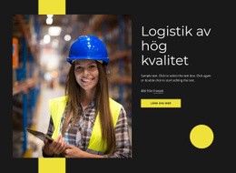 Logistiktjänster Av Hög Kvalitet