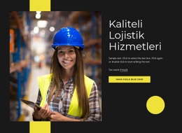 Kaliteli Lojistik Hizmetler - Duyarlı HTML5 Şablonu