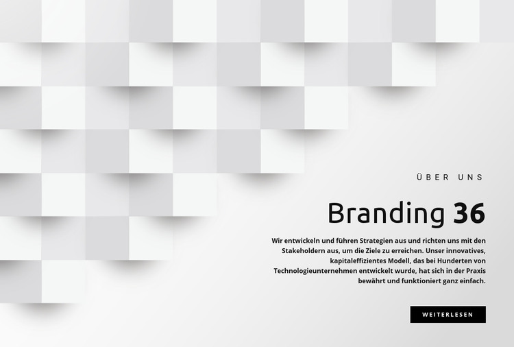 Management und Branding HTML-Vorlage