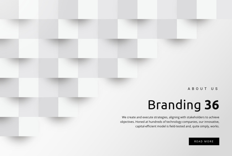 Management and branding Homepage Design