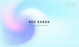 Kék Sarok Tervezőiroda Flexbox Sablon