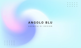 Agenzia Di Design Angolo Blu - Modello Web