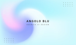 Agenzia Di Design Angolo Blu - Modello Di Sito Web Joomla