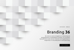 Pagina-HTML Voor Beheer En Branding