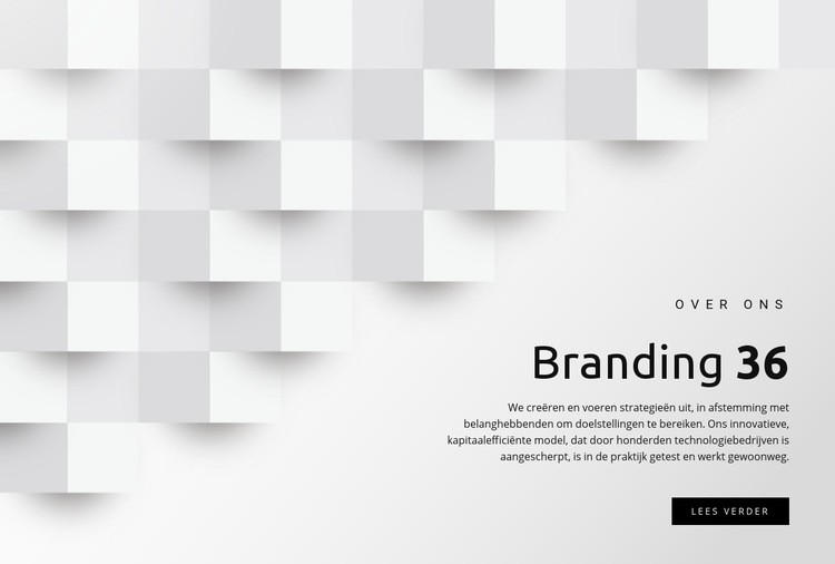 Beheer en branding Website mockup