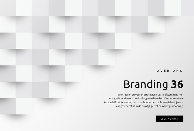 Beheer en branding Website ontwerp