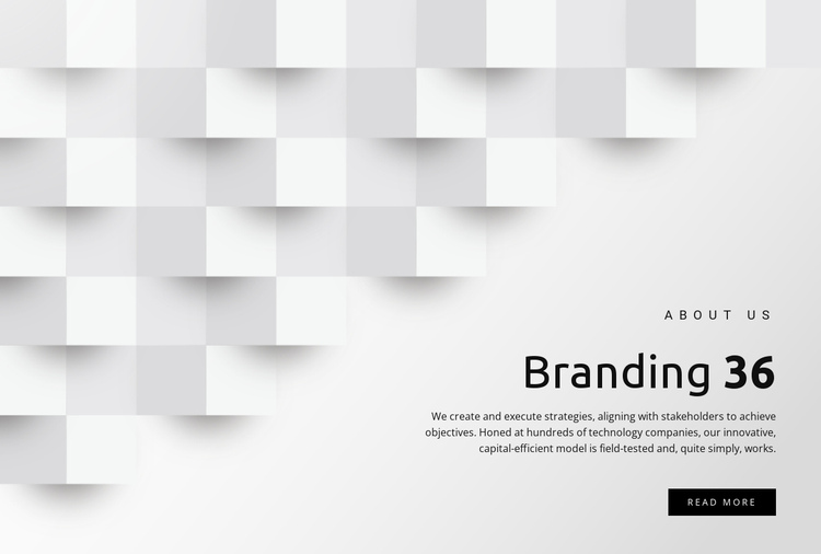 Management and branding One Page Template