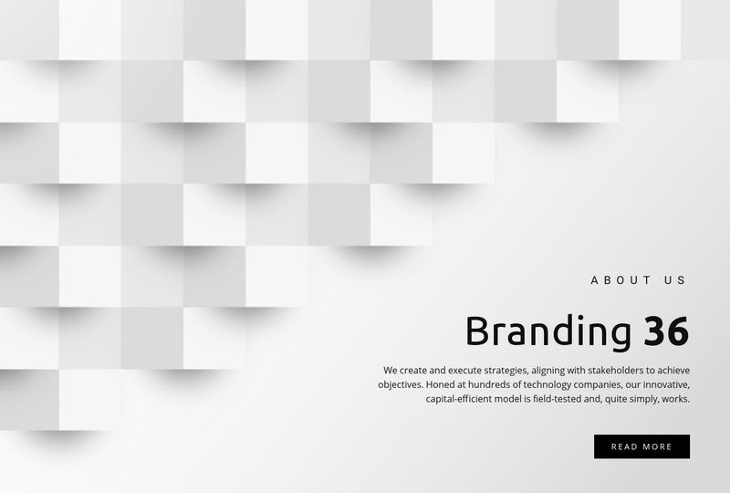Management and branding Squarespace Template Alternative