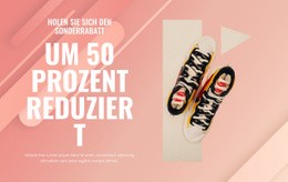 Holen Sie Sich Den Sonderrabatt Vorlage In Voller Breite