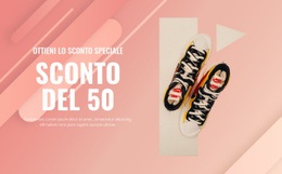 Ottieni Lo Sconto Speciale - Modello Web