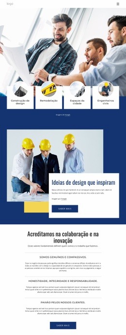 Temos Mais De 125 Prêmios De Arquitetura - Modelo HTML5 Personalizado