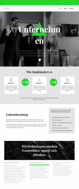 Qualität, Geschwindigkeit Und Effizienz Website Design