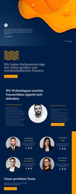 Exklusive Landingpage Für Qualität, Geschwindigkeit Und Ergebnis