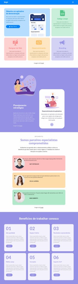 Desenvolvimento Rápido Modelos Html5 Responsivos Gratuitos