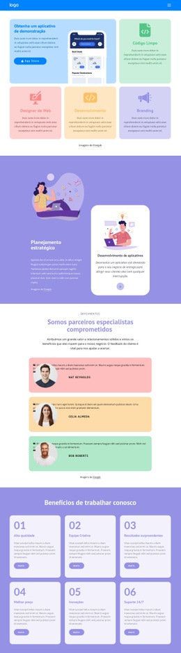 Desenvolvimento Rápido - Inspiração Da Página De Destino