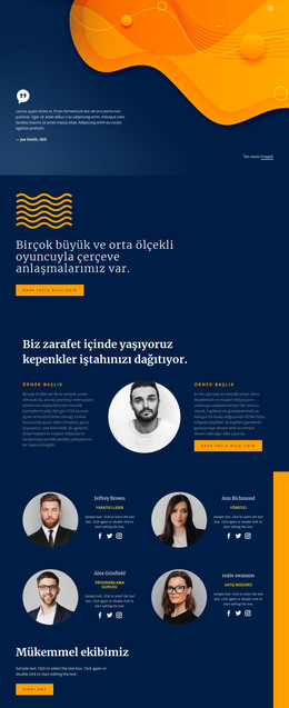 Kalite, Hız Ve Sonuç - HTML Web Sitesi Düzeni