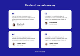 180 Testimonials CSS Templates