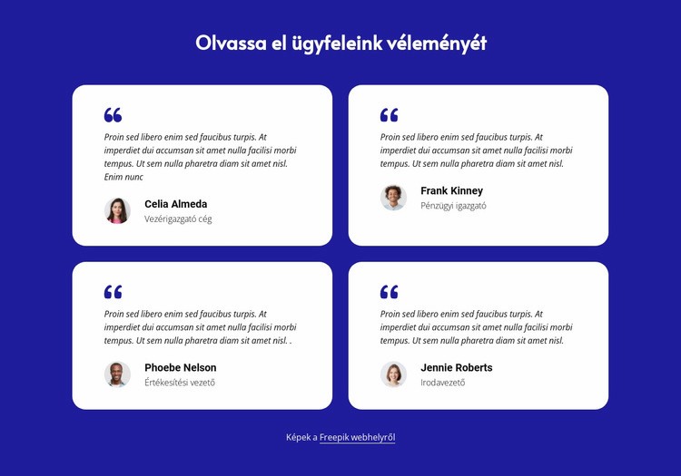 Az ügyfelek véleményeinek blokkolása WordPress Téma