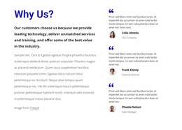 Hear What Our Customers Say - Ultimate Landing Page