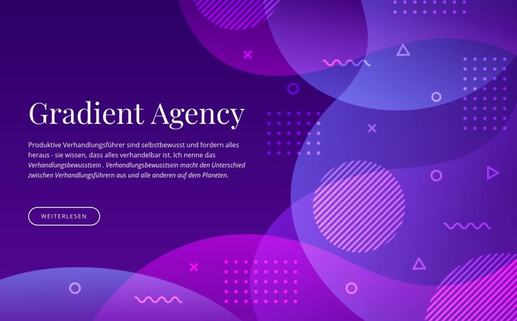 Gradientenagentur HTML Website Builder