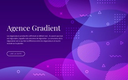 Superbe Conception De Site Web Pour Agence Gradient