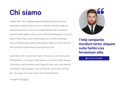 Come Aiutiamo Le Aziende A Crescere - Tema Della Pagina