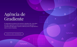 Modelo CSS Para Agência De Gradiente