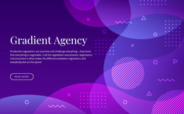Gradient Agency - Free Website Template