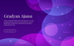 Gradyan Ajansı Ücretsiz CSS Web Sitesi Şablonu