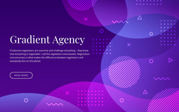 Gradient Agency - Multi-Purpose Website Builder
