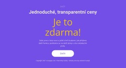 Textový Blok S Velkým Tlačítkem – Responzivní Téma WordPress