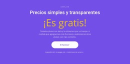 Bloque De Texto Con Botón Grande - Creador De Sitios Web Adaptables