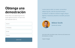 Obtenga Una Demostración - Descarga De Plantilla HTML