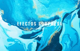 Efectos Asombrosos: Plantilla Creativa Multipropósito De Una Página