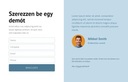 Szerezzen Be Egy Demót - HTML-Sablon Letöltése
