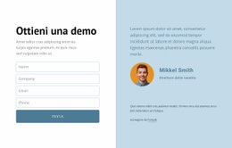 Ottieni Una Demo: Design Semplice