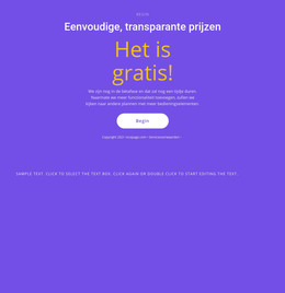 Tekstblok Met Grote Knop #Html-Templates-Nl-Seo-One-Item-Suffix