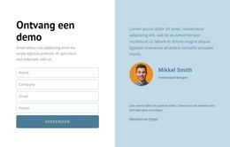 Ontvang Een Demo - WordPress-Thema