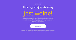 Blok Tekstowy Z Dużym Przyciskiem - Responsywny Motyw WordPress
