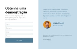 Obtenha Uma Demonstração - Modelos De Sites Responsivos