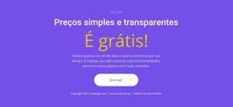 Bloco De Texto Com Botão Grande Download Gratuito Do Modelo CSS