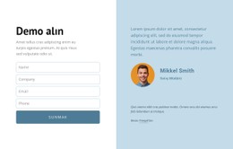 Demo Alın Ücretsiz Şablon