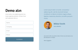 Demo Alın - HTML Şablonu Indirme