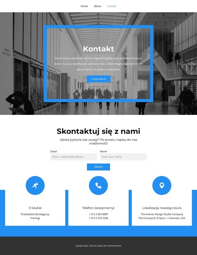 Kochamy to, co robimy Projekt strony internetowej