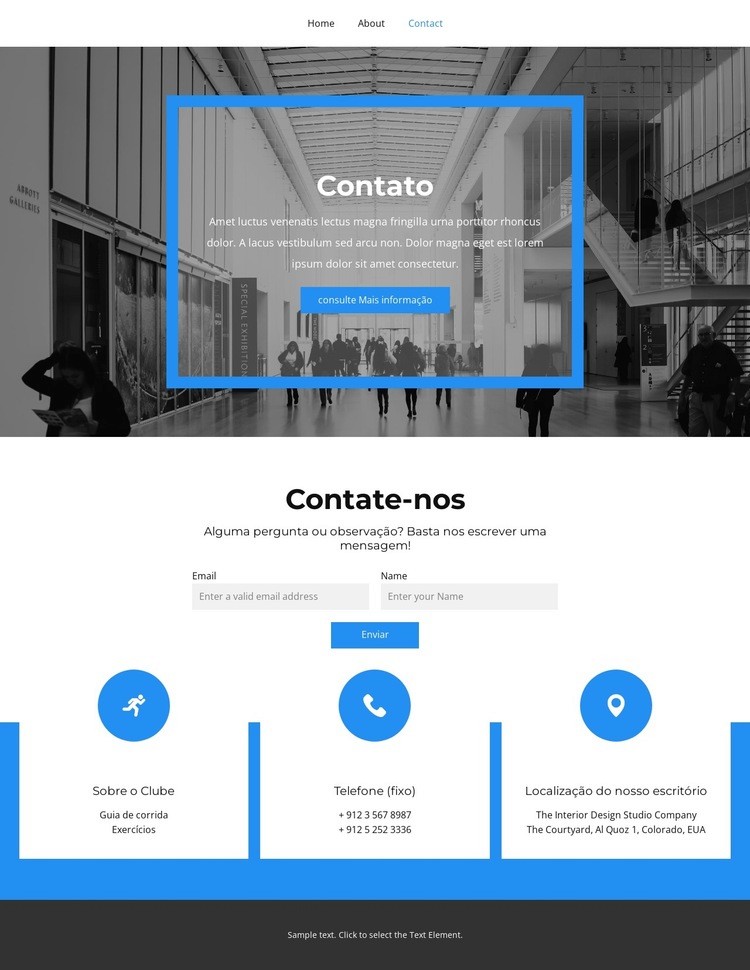 Nós amamos o que fazemos Design do site