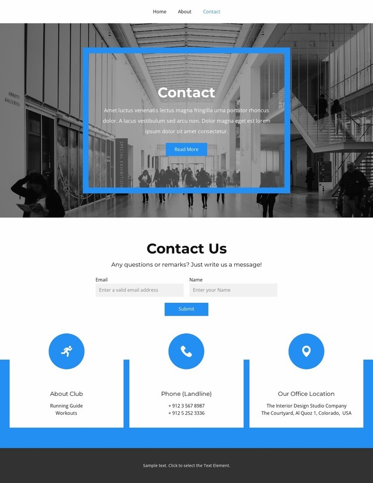 We love what we do Squarespace Template Alternative